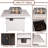 Makensi 5 - Person Patio Dining Set Table, with Cushions Included-386075800