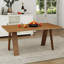 Table de salle à manger rectangulaire en bois 35,4 "x H 29,5" avec 4 pieds pour la cuisine
