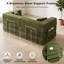 Canapé-lit futon convertible de 200 cm avec poche de rangement et porte-gobelets, canapé-lit modulable en velours côtelé, canapé-lit gigogne pour salon, aucun assemblage requis-1976803528