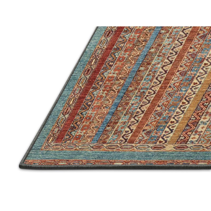 Abstract Indoor Rug, Rectangle 7' x 9'
