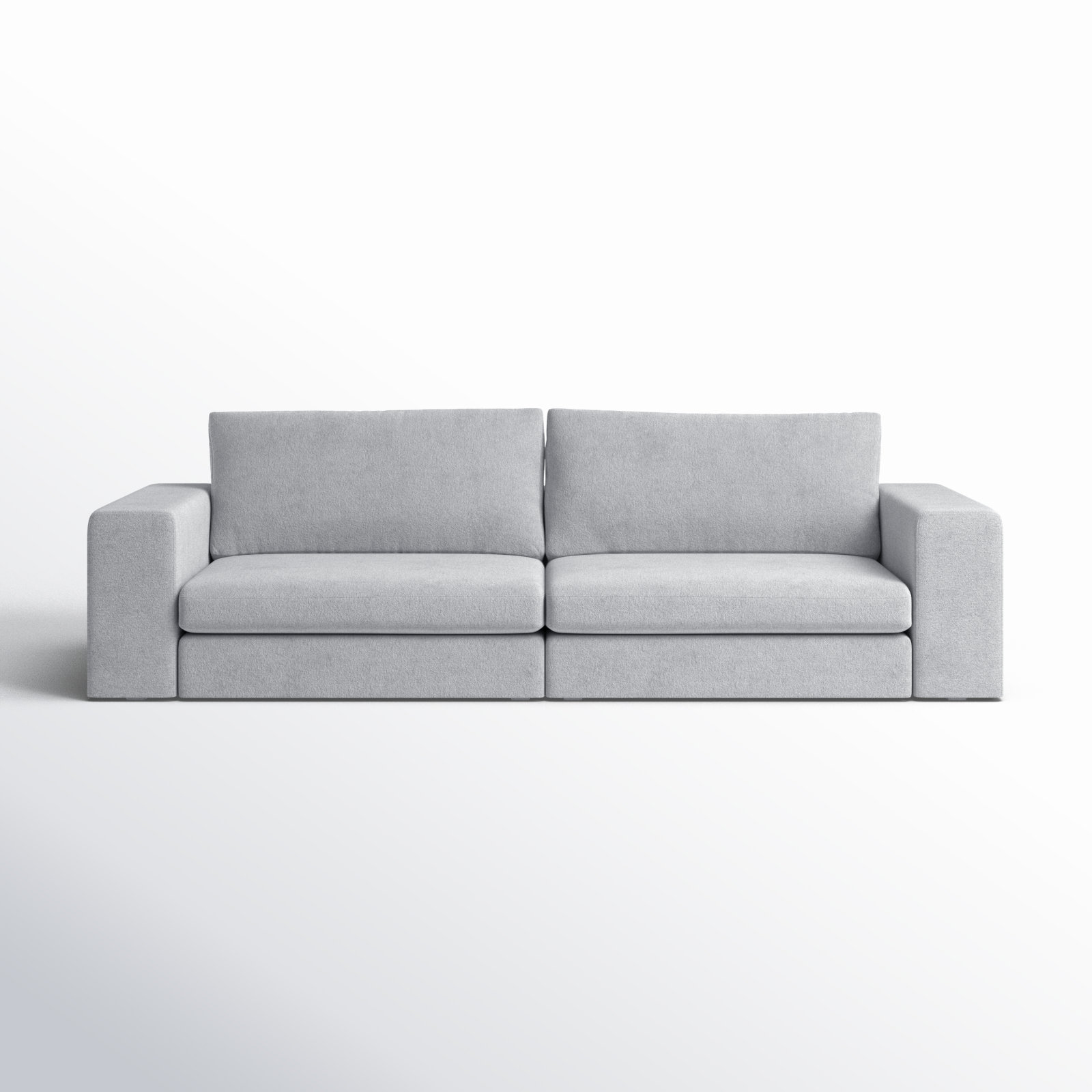 Ojai 100" Modular Sofa, Light Gray