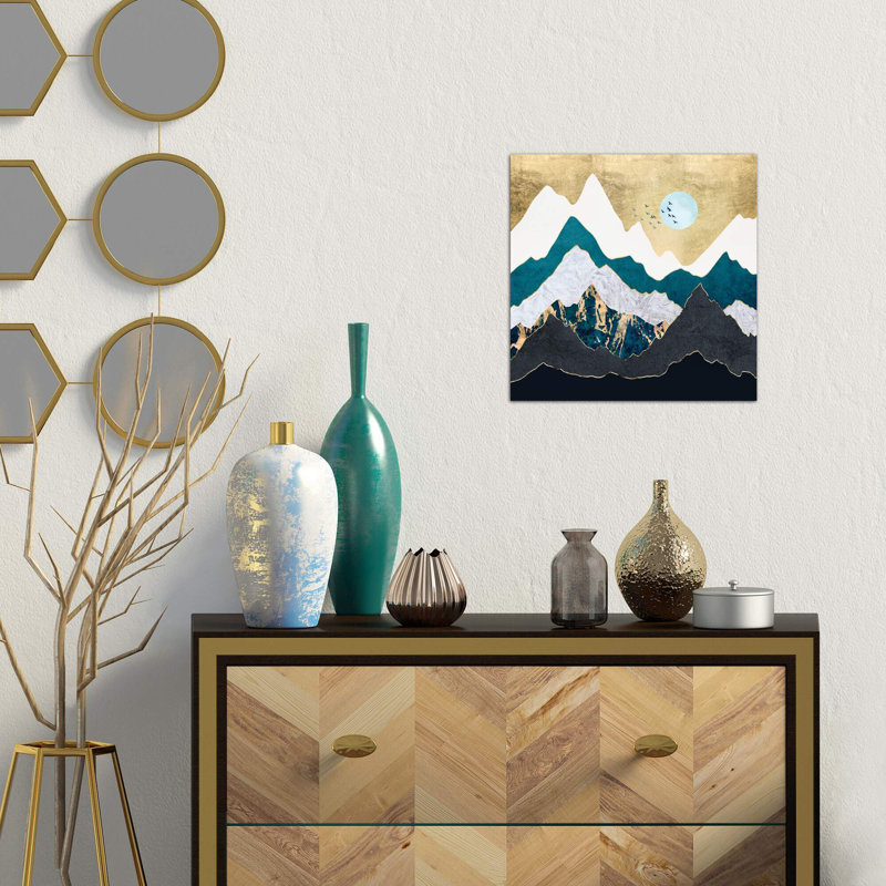 Golden Flight - Wrapped Canvas Print, 45.72 cm H x 45.72 cm W x 1.91 cm D