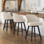 Tabouret de comptoir pivotant 25,98 po Drish-2066807738