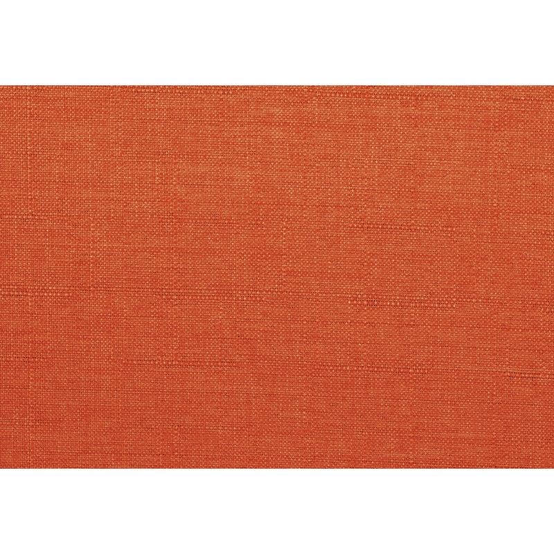 Chaise d'appoint rembourrée 100% tissu dans une structure orange en bois massif avec finition noyer pour les coussins de hall d'entrée attachés