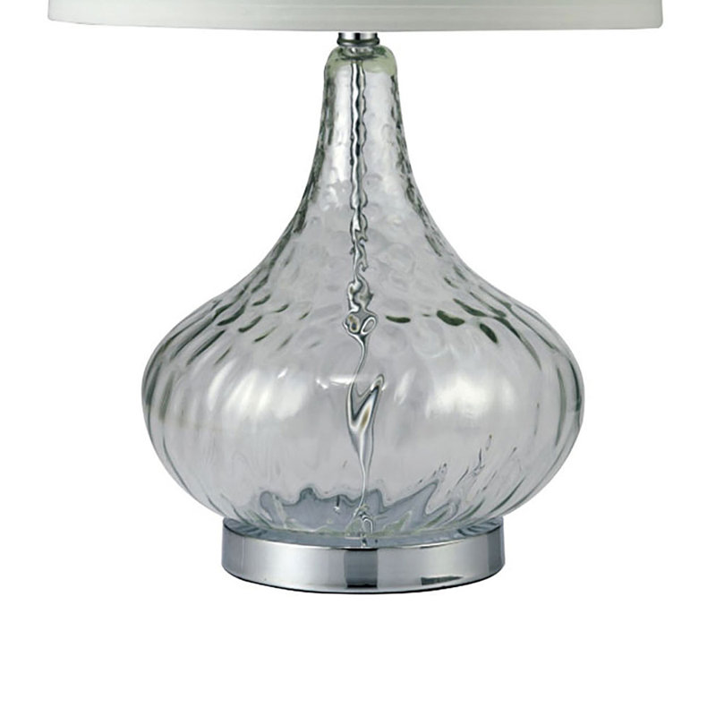 Ensemble de lampe de table 15" Marceline, Transparent