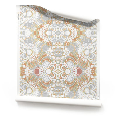 Carmen | Abstract Floral Wallpaper Double Roll