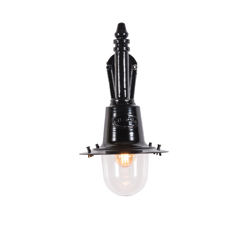 Cherryann Black 8cm H Outdoor Barn Light