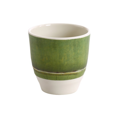 Bamboo Style Melamine Teacup