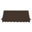 Store fixe Awntech Charleston, 103 cm x 91 cm x 61 cm, rayures noires et blanches-111685117-113767691