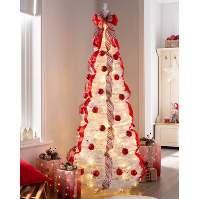 182.88cm H Lighted Artificial Christmas Tree