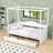 Aerys Twin Size 2 Drawers Wooden Daybed-372137141