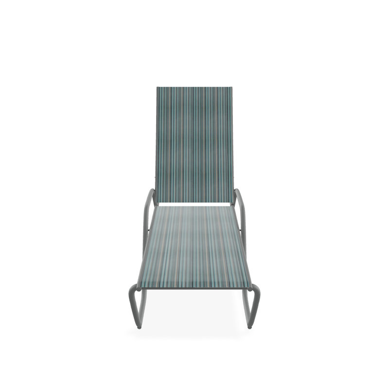 Chaise longue inclinable Gardenella, Graphite texturé, Vignoble