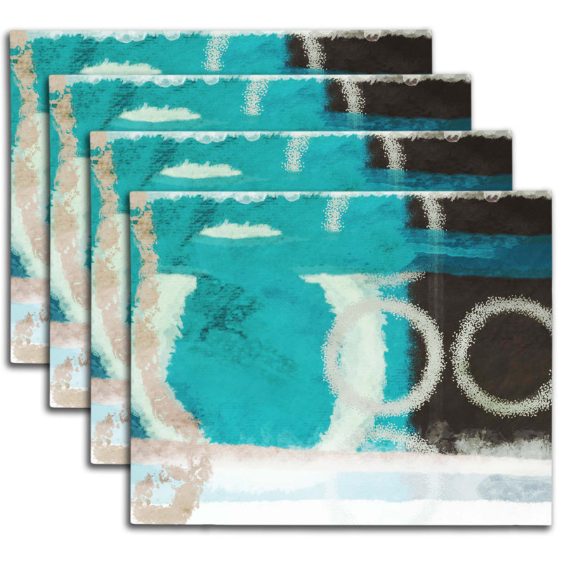 Napperon abstrait en polyester