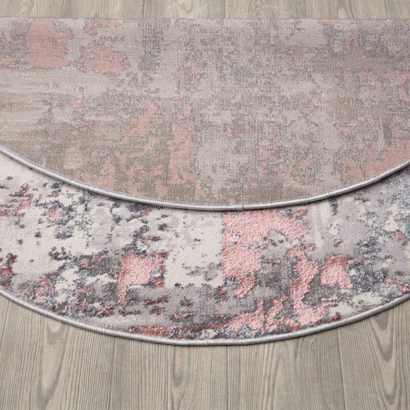 Galesburg Abstract Area Rug, Round 120cm
