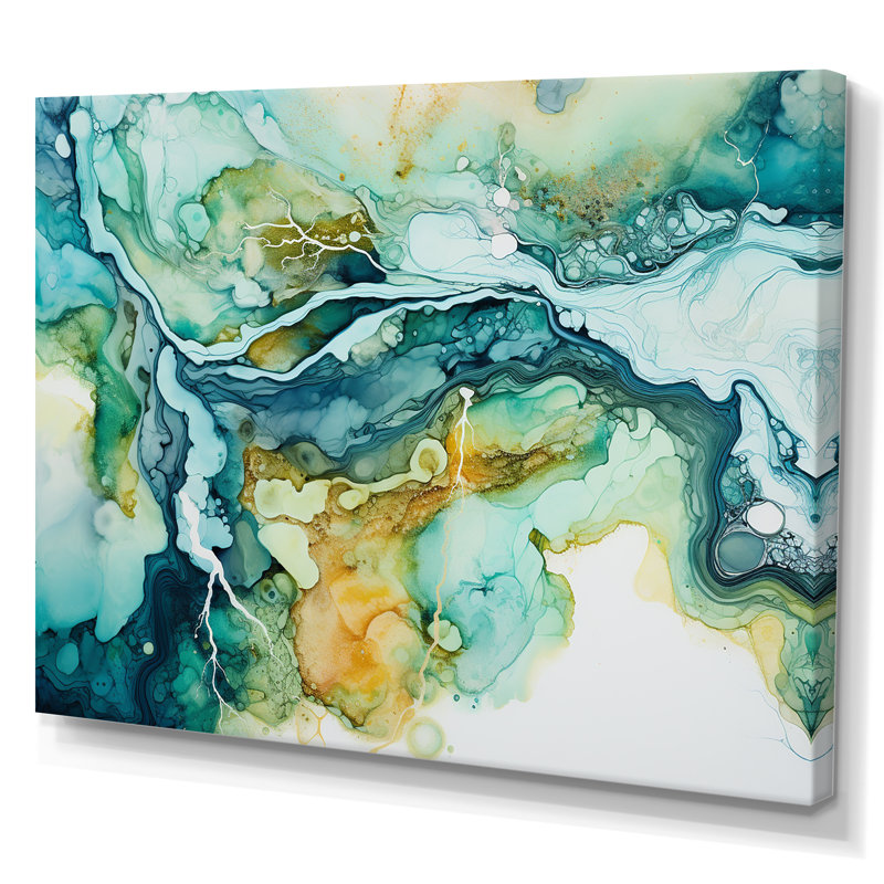 «Dreamscape Lakes Rivers», impression sur toile, Toile tendue, H 12 po x l 20 po