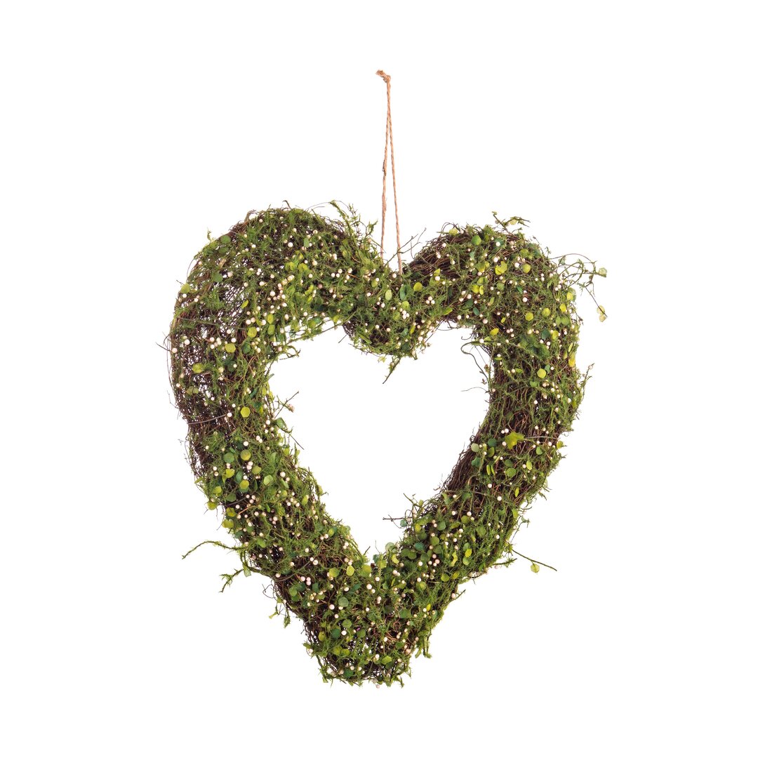 Kranz Evergreen Heart 31 cm