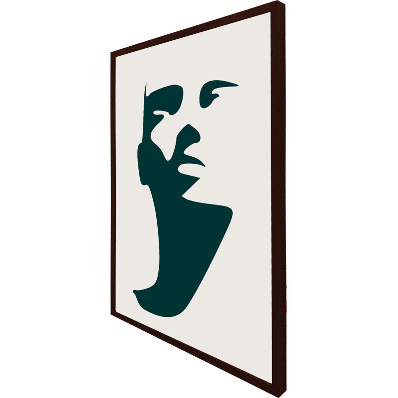 Assal Single Picture Frame Print, 114cm H x 76cm W x 4cm D, Brown Framed