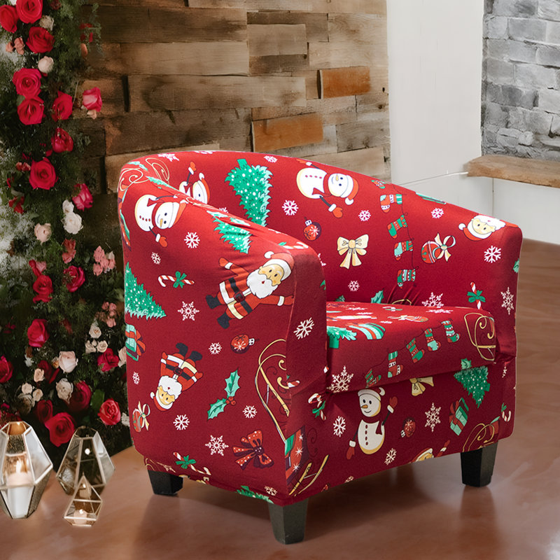Housse pour fauteuil club Santa's Stretch