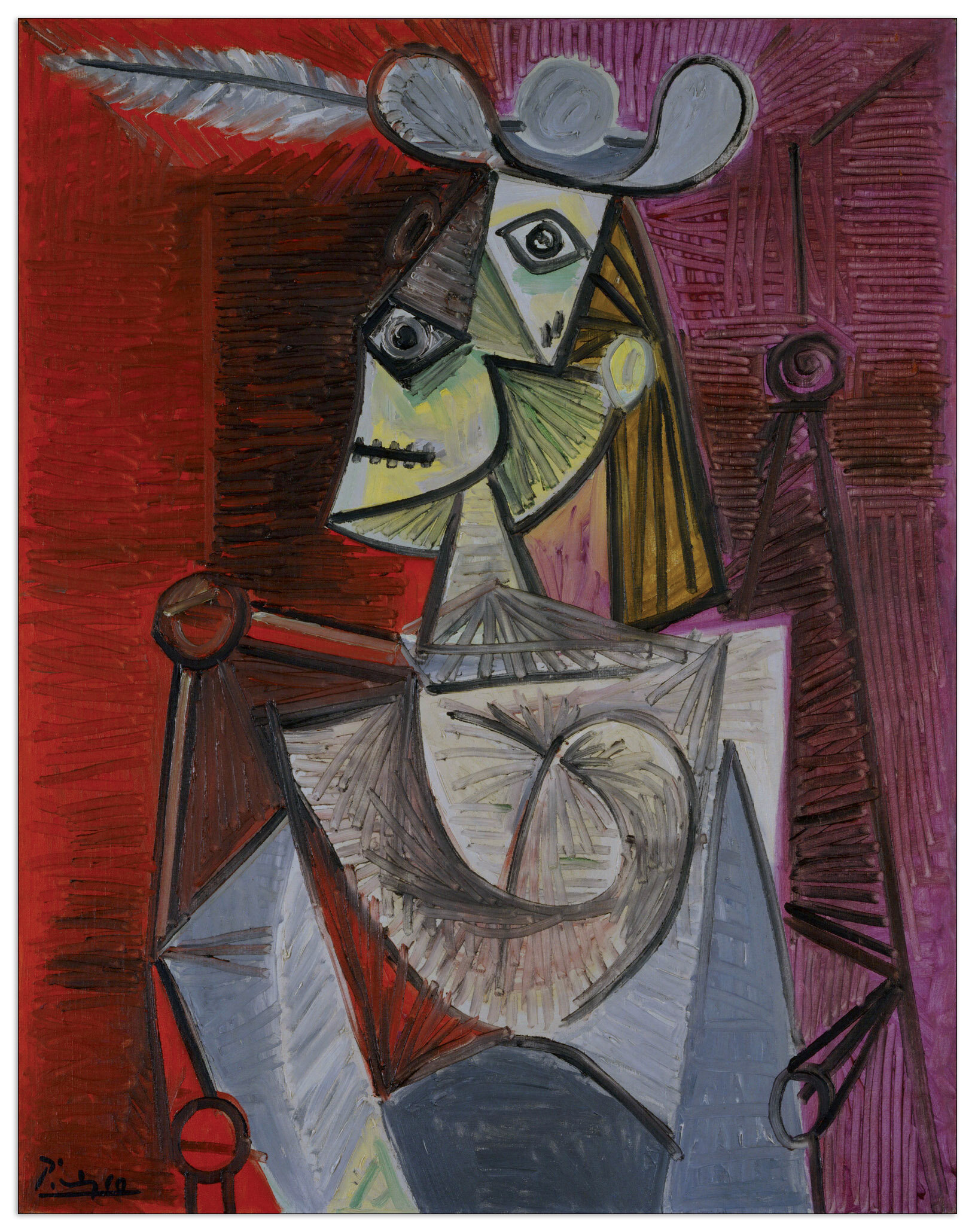 Pablo Picasso: Friedenstaube. Kunstdruck, Leinwandbild, Gerahmtes Bild