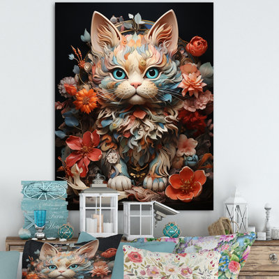 «Cristek Japon Art Waving Manekineko II» sur toile