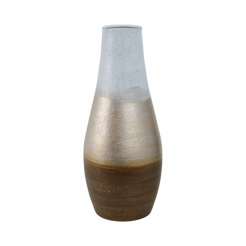 Handmade Glass Table Vase, 18" H x 8" W x 8" D