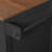 Black Farmhouse-Style Kitchen Island With Folding Tabletop, Storage Drawers, Open Side Shelf, Towel Rack, Lockable Wheels, And Rolling Trolley.-802473171