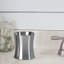 Contenant de rangement élégant en acier inoxydable à finition brillante, organisateur d'ustensiles autoportant pour la cuisine, le café et le restaurant Bronze huilé