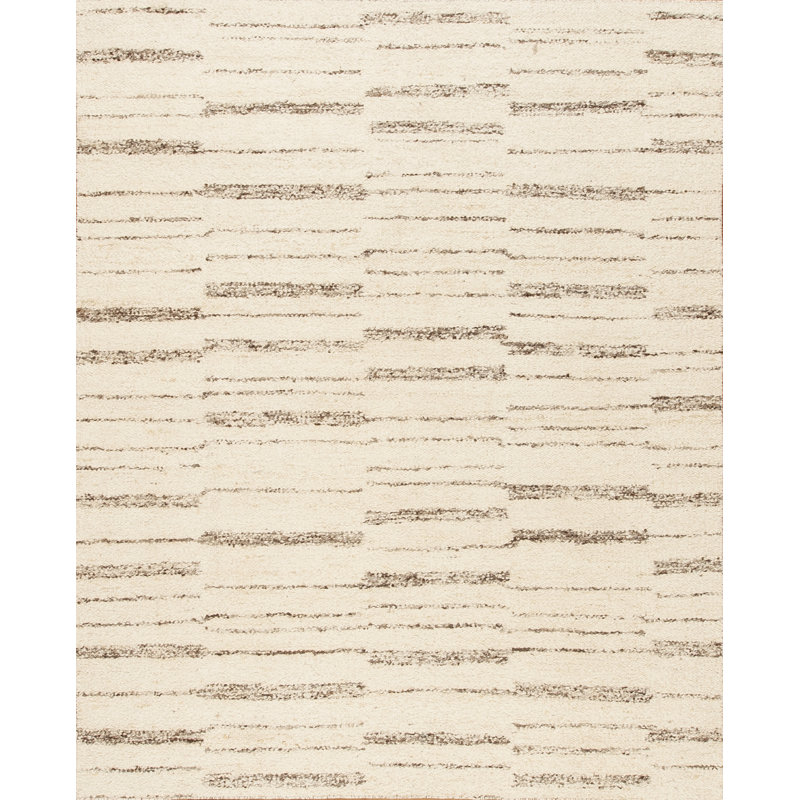 Santa Fe Flatweave Wool Striped Area Rug, Rectangle 10' x 14'