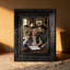 Cadre photo 8 "x 10" noir à mémoire de forme 1pc pour tablette de bureau-1025941193-1025941195-1025941206