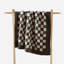 Checkerboard Checkered Knitted Throw Blanket-1534061146