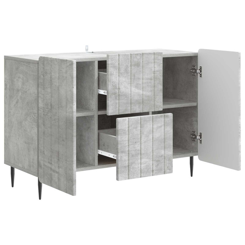 89cm Sideboard, Concrete Grey