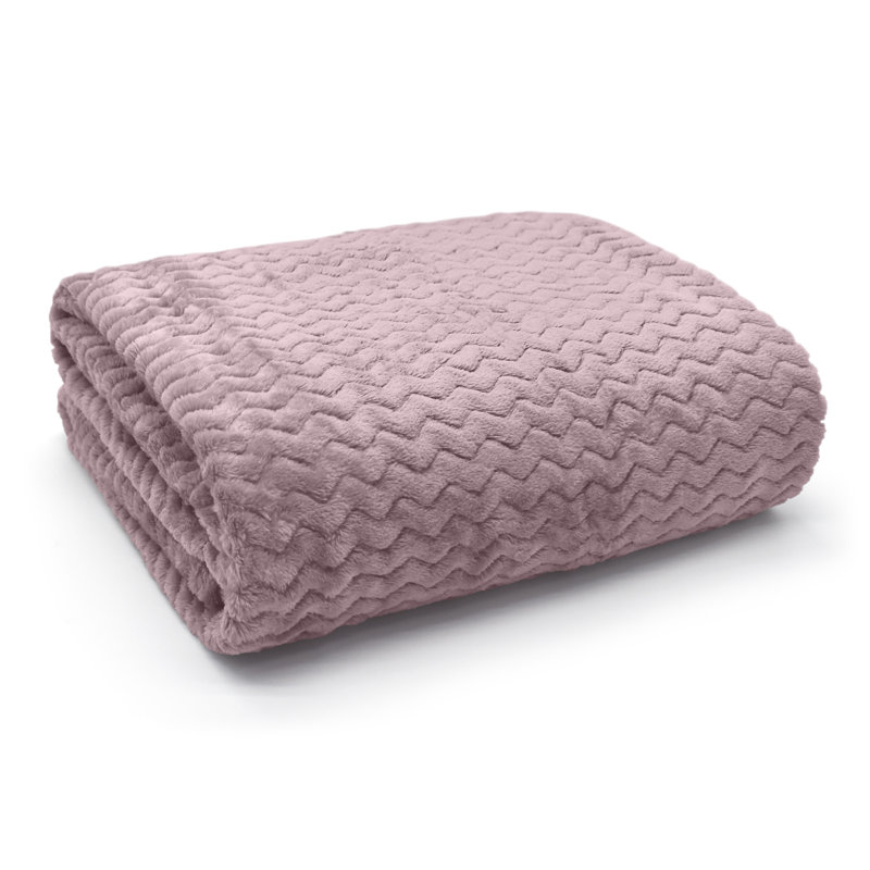 Balthasar Throw Blanket, Mauve, W23 x L35cm