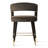 24" Velvet Counter Height Bar Stools With Gold Footrest-1800412464