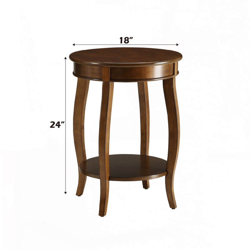 Table d'appoint ACME Aberta, noyer, Brun