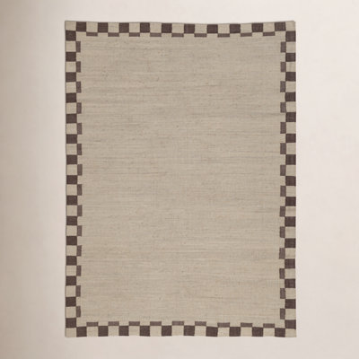 Heidi Checkered Flatweave Jute Rug
