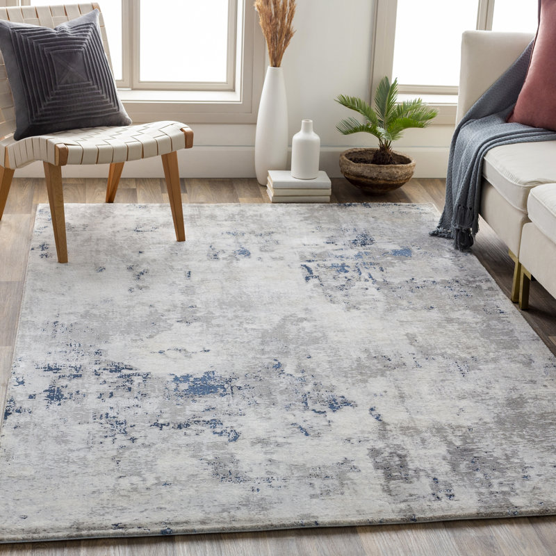 Jacksonport Abstract Indoor Rug, Rectangle 6'7" x 9'6"