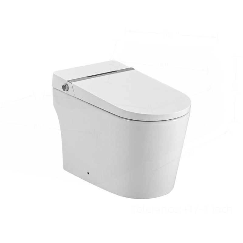Toilette intelligente avancée avec fonctions multiples pour un confort hygiénique