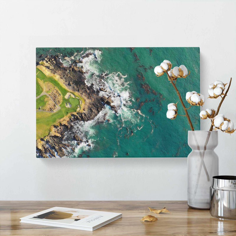 Arrowhead Point Golf Course in California - Wrapped Canvas Painting Pint - Wrapped Canvas, 50cm H x 76cm W x 3cm D