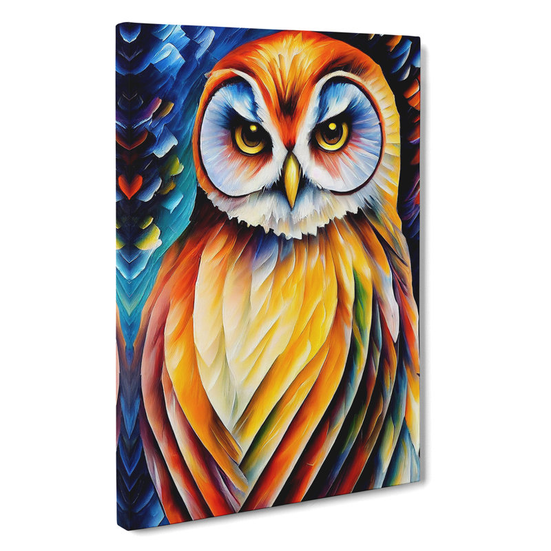 Portrait Of A Barn Owl No.2 - Wrapped Canvas Print, 60cm H x 40cm W x 3cm D, Wrapped canvas