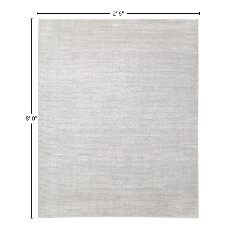 Cordi Hand Loomed Striped Area Rug, Runner 2'6" x 8'