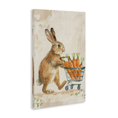 «Carrot Connoisseur Rabbit» par Petals Prints Design