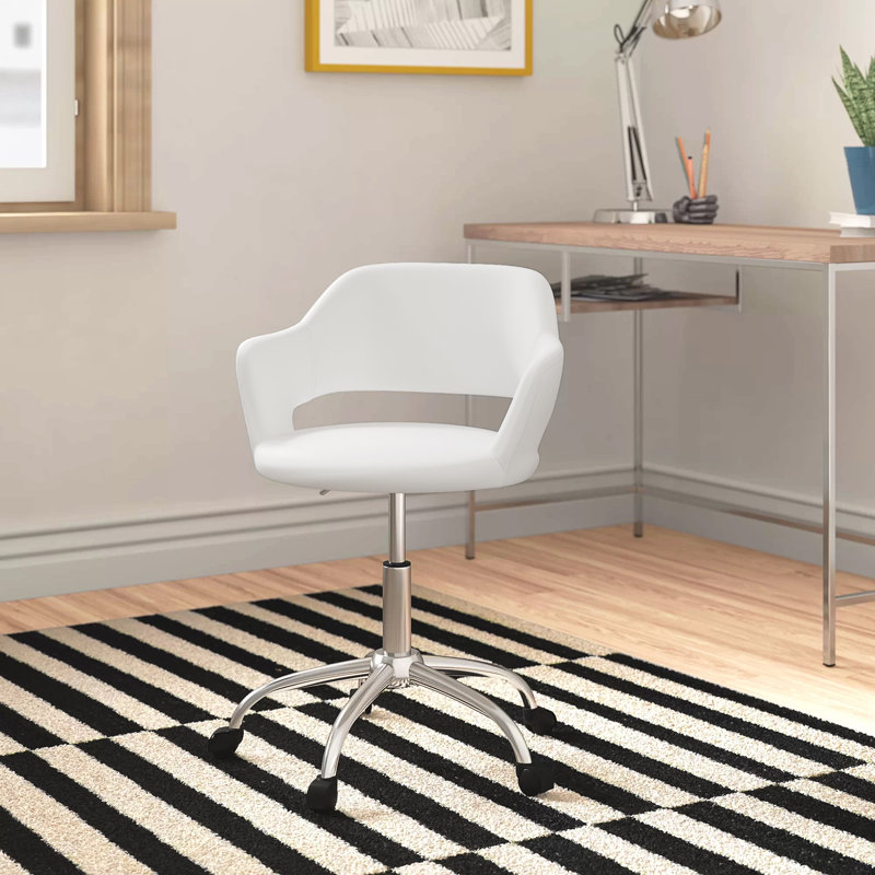  Chaise de bureau à domicile, blanc