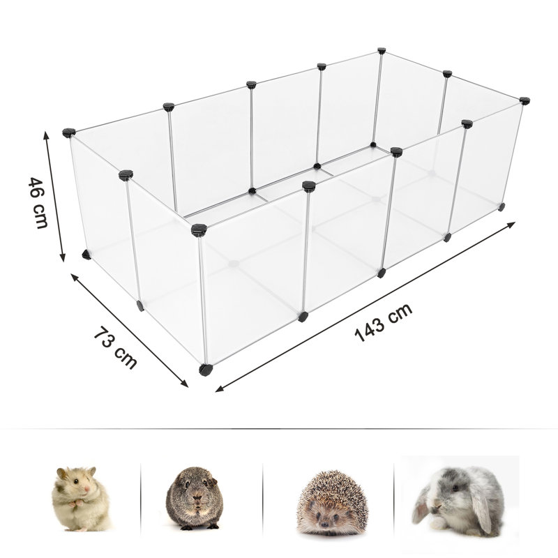Jess Small Animal Playpen, White