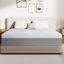 Matelas en mousse viscoélastique gélifiée (structure actualisée), sans fibre de verre, mousse de qualité supérieure, tissu respirant, matelas dans une boîte, transfert de mouvement inférieur