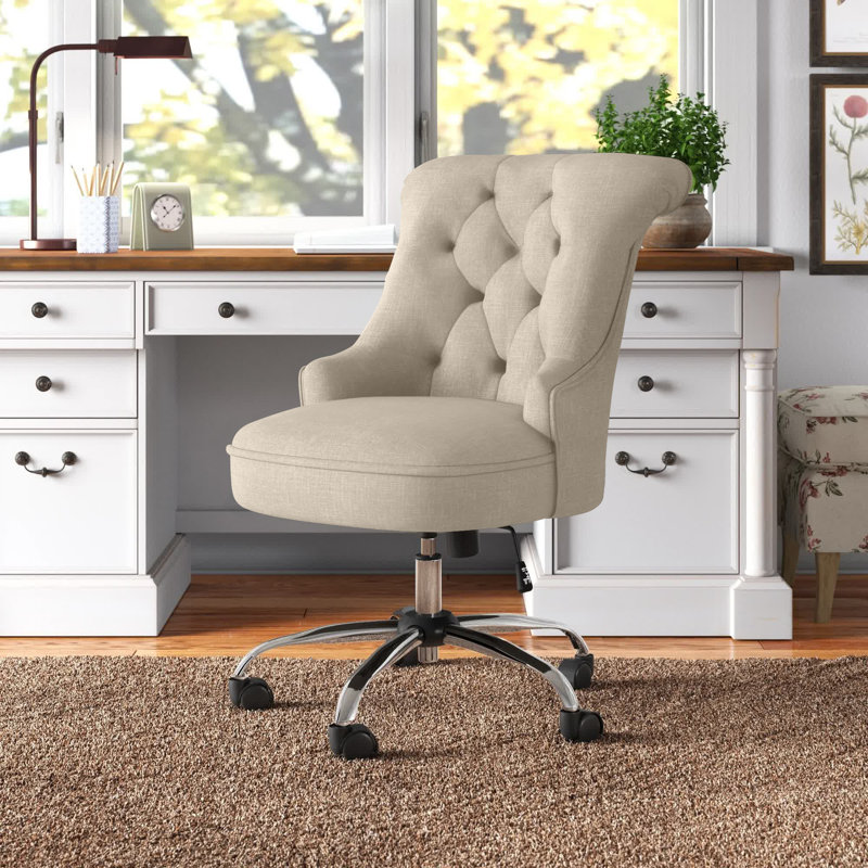 Loiselle Polyester Blend Task Chair, Wheat