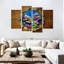 Impression sur toile sous-marine avec hublot sous-marin-1202110054