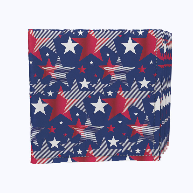Polyester Geometric Square Napkin
