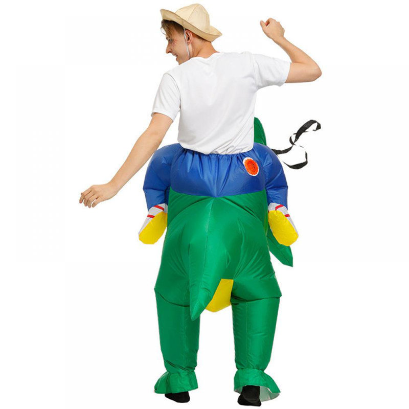 Dinosaur Stuffed Holiday Accent, Green, 74.8" H x 11.8" W x 7.8" D