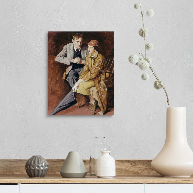 Tides of Memory - Study, art mural sur toile, H 14 po x l 11 po x P 1,25 po, Toile tendue
