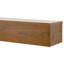 Modern Ember Boone Floating Wood Fireplace Mantel Shelf - 8 Inch Tall - With Clean Box Design-661493834-654364578